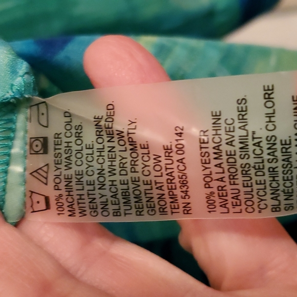 3/$30 Alison Daley Petite Sheer Button Top - Picture 5 of 6